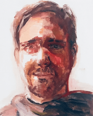 Portrait Nacho (Oil on canvas 40 x 30cm)