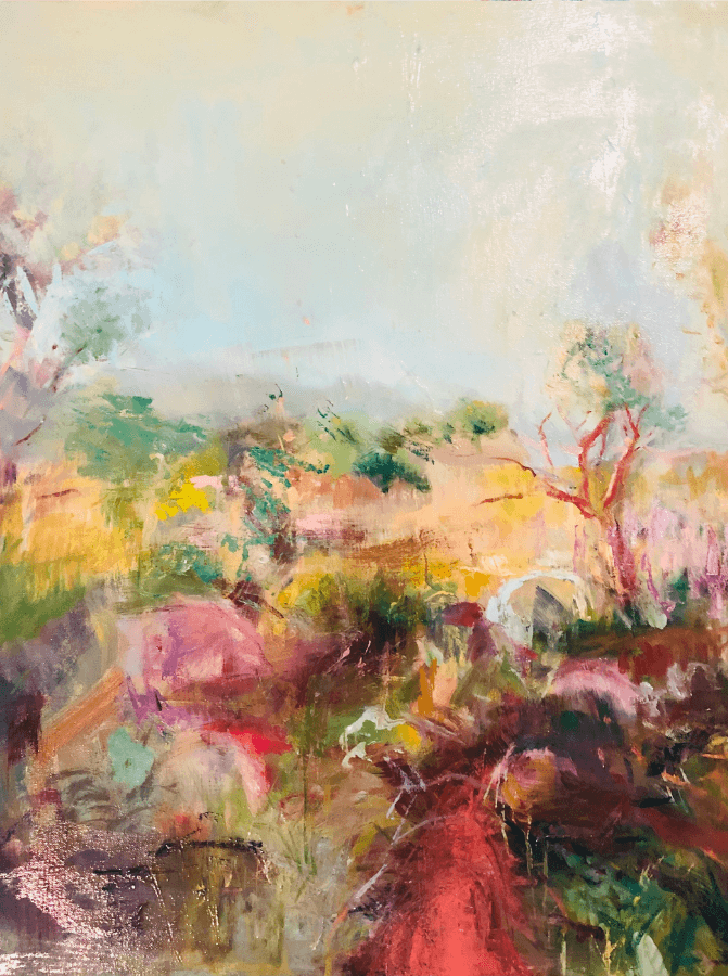 Abstract landscape (Oil on canvas 60 x 50cm)
