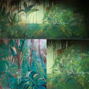 Tropical mural (350 x 150cm)